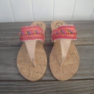 Sam Edelman Circus "Bella" Bohemian Pink Sandals Size 6